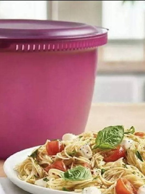 Tupperware round pasta micro 3 liters new