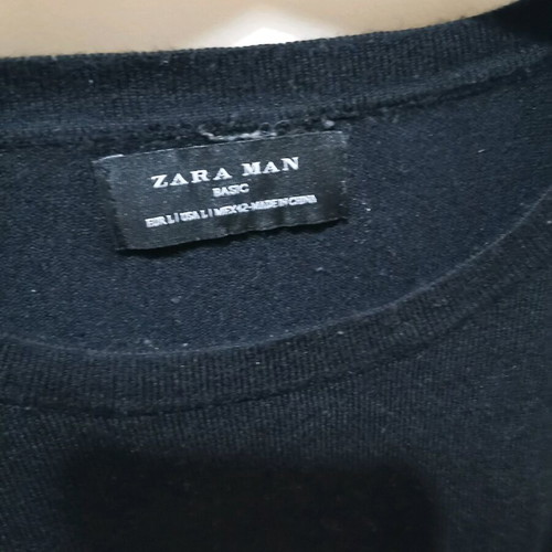 Zara blouse size Large like new, black