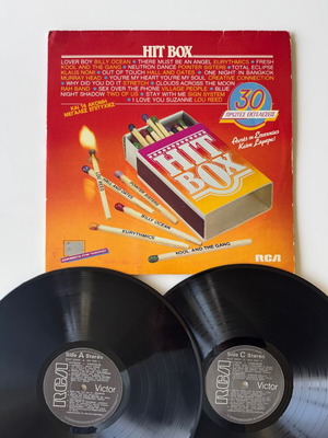Hit Box 2xLP μεταχειρισμένος, pop επιτυχίες 1985
