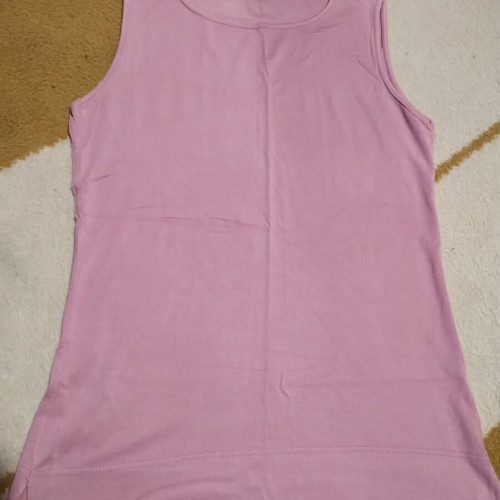 Point Virgule Sleeveless Shirt like new, size M, pink-lilac