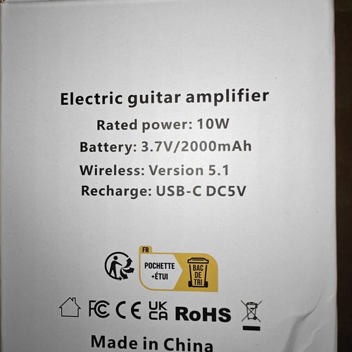 New Bee Guitar Amplifier KG-10 new, 10W, Bluetooth, USB-C