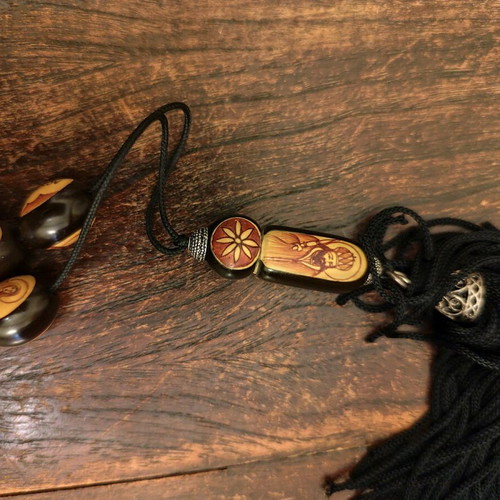 Worry beads with saints like new, ebony and handmade iconography