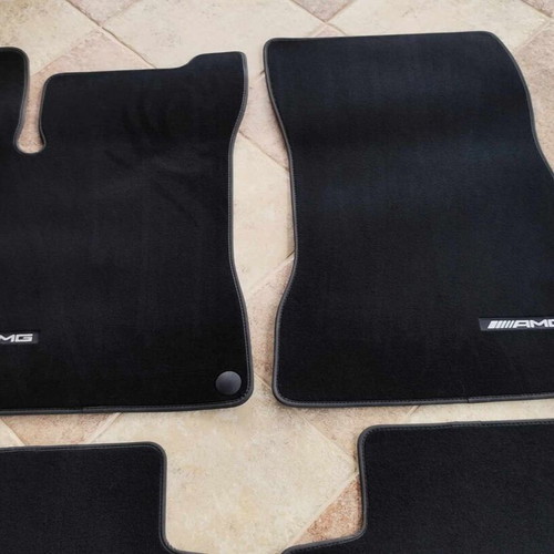 Mercedes V177 AMG logo velvet floor mats set like new