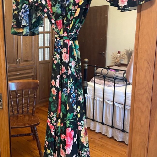 Lynne dress by Katerina Kainouriou like new, colorful, one size