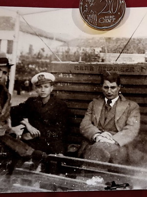 Πειραιεύς vintage ασπρόμαυρη φωτογραφία 1938, σαν καινούργιο