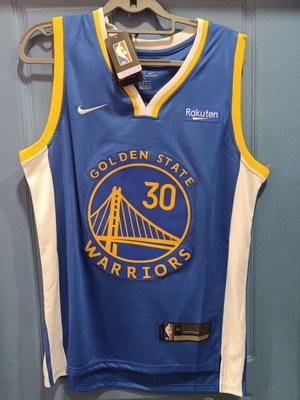 NBA Nike Golden State Warriors Curry 30 jersey new, authentic