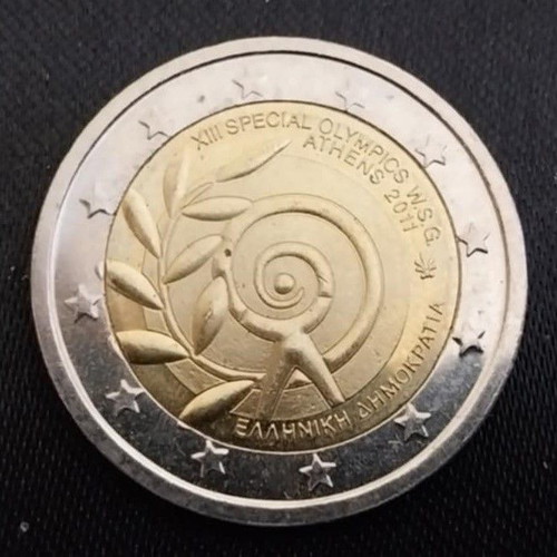 Greek commemorative 2 euro coins set of 12, like new