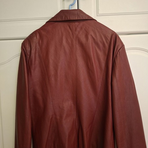 Γυναικείο δερμάτινο σακάκι blazer, μέγεθος M, άριστη κατάσταση