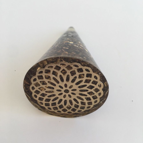 Orgonite with quartz, silver and copper new