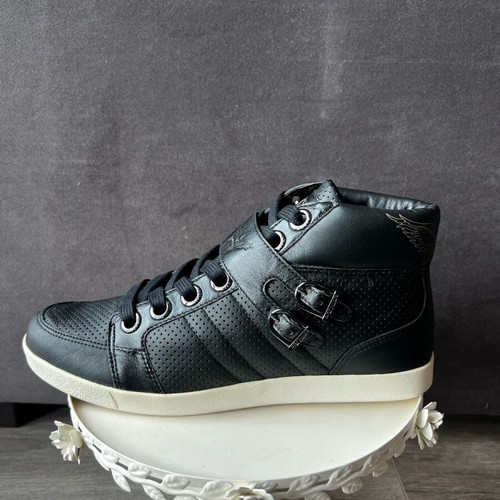 Robin’s Jean Harrington Black High-Top Sneakers New Size 42