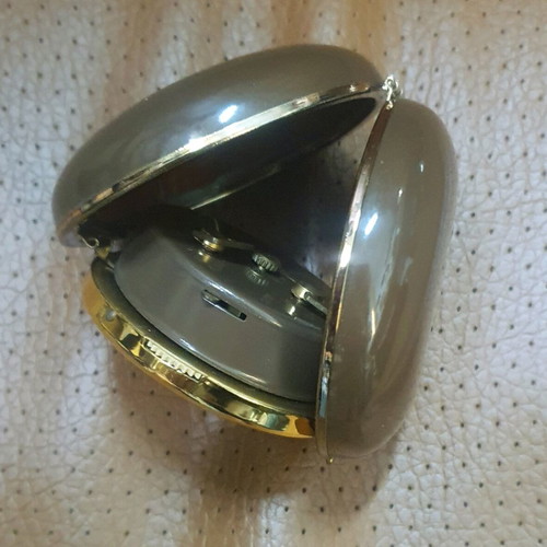 Vintage Linden travel alarm clock used