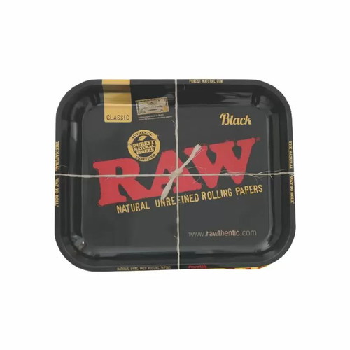 Raw Black rolling tray 34 x 27.5 cm new, metal