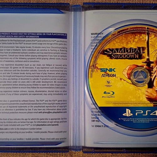 Samurai Shodown PS4 used in excellent condition