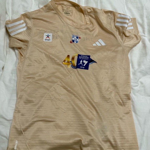 Adidas Tshirt Athens Authentic Marathon like new, beige, size S