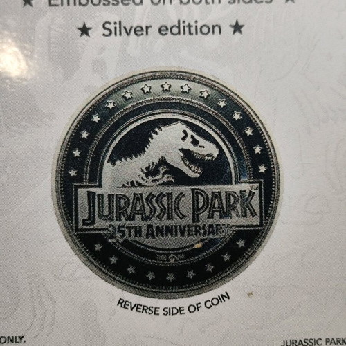 Jurassic Park Limited Edition Coin like new