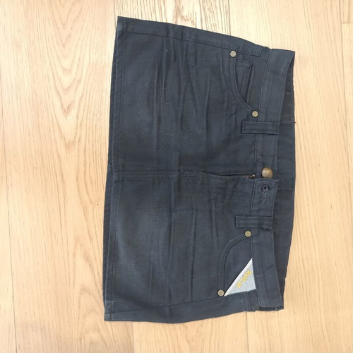 Replay mini denim skirt used, black, size S