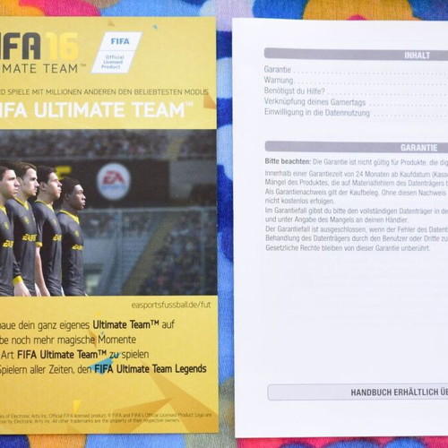 FIFA 16 Xbox One game like new, sports football simulation