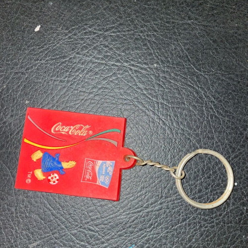 Coca Cola keychain Olympic Games 2004 used
