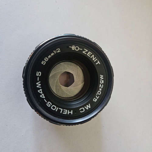 Zenit 122 with Helios 44M-5 58mm f/2 lenses used, set of 2