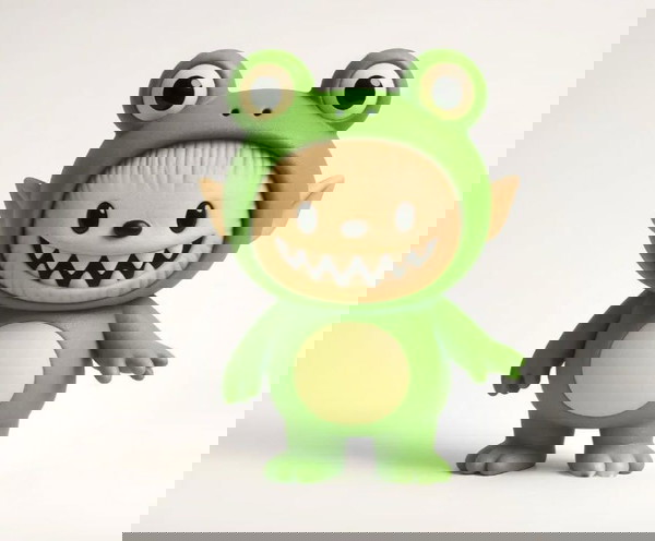 3D ΛΑΜΠΟΥΜΠΟΥ ΒΑΤΡΑΧΑΚΟΣ(Labubu)