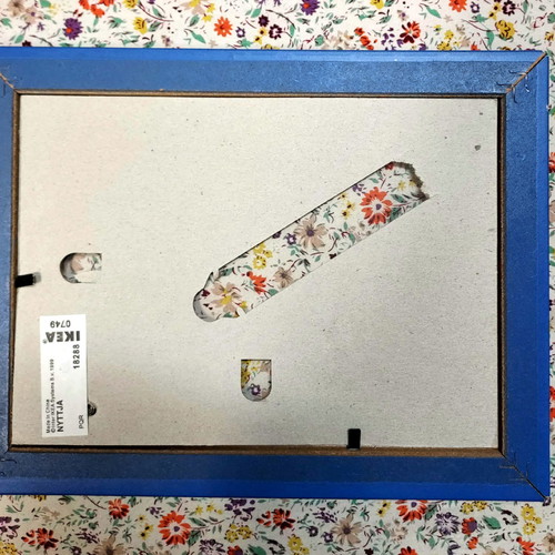Photo frames used, pack of 8 colorful, 33.5x24.5cm and 16.5x21.5cm