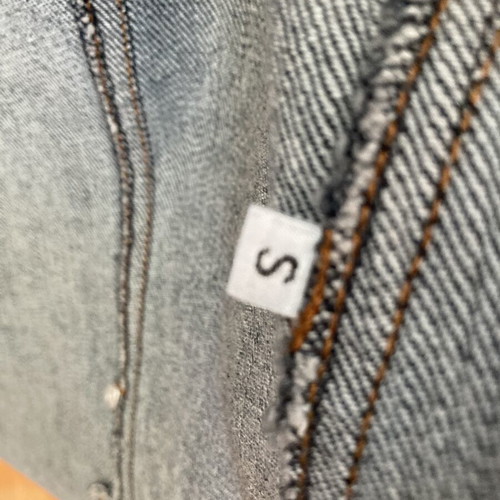 Daughters of Dynasty denim jacket small, like new with embroidery and beads