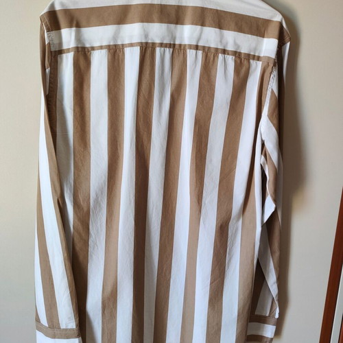 H&M men's cotton striped shirt size M like new