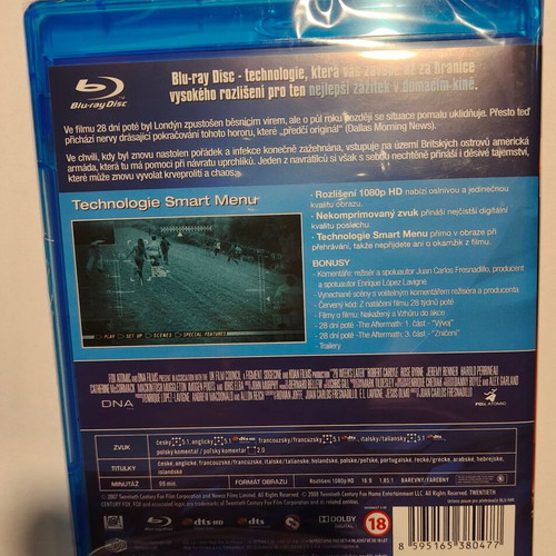 28 Weeks Later Blu-ray new with Greek subtitles