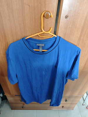 Ανδρική μπλούζα H&M XL σαν καινούργια, γκρι και μπλε
