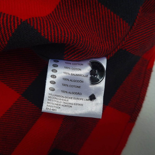 Dickies heavyweight lumberjack shirt, size S, cotton, plaid