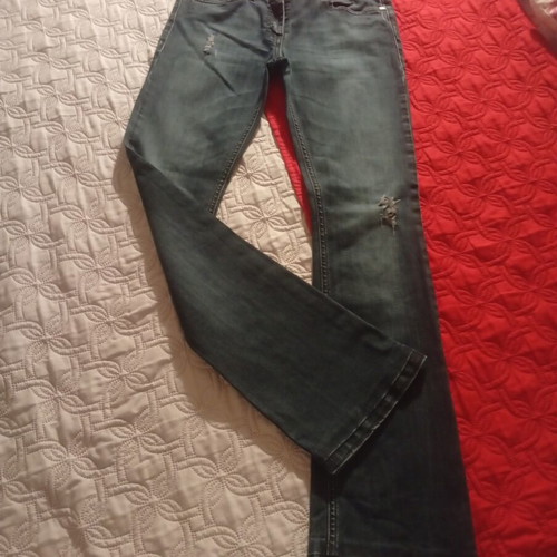 Elisabetta Franchi Blue Jean No27 Like New, Elastic, Flared