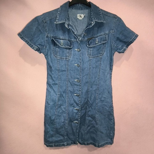 Vintage denim dress Calvin Klein Jeans like new, blue