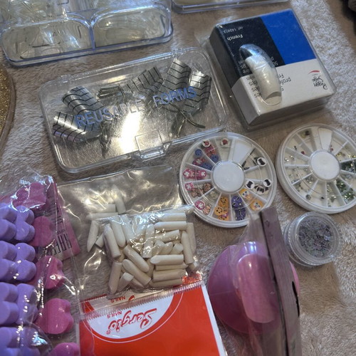 Nail materials like new, assorted set