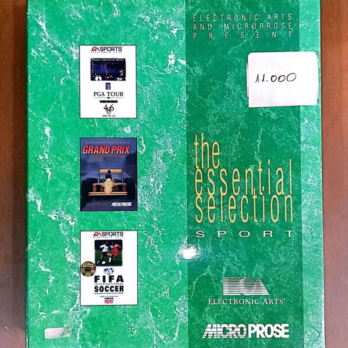 3 Sport Games for DOS 5.0 new, The Essential Selection