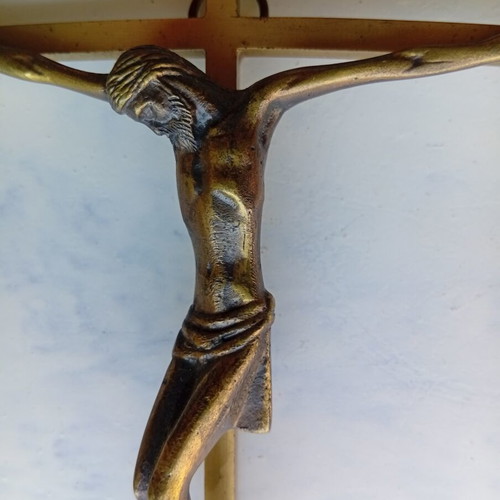 Bronze crucifix cross 16.5 cm