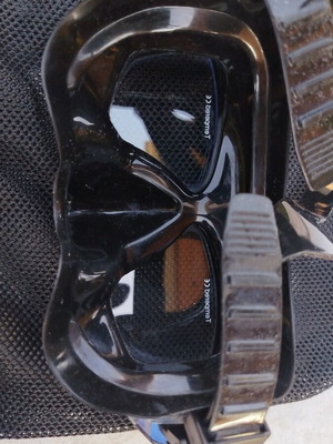 Blue Action Matrix diving mask like new