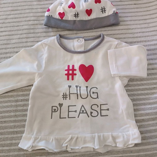 10 pcs. T-shirts for girls 50-68 cm.