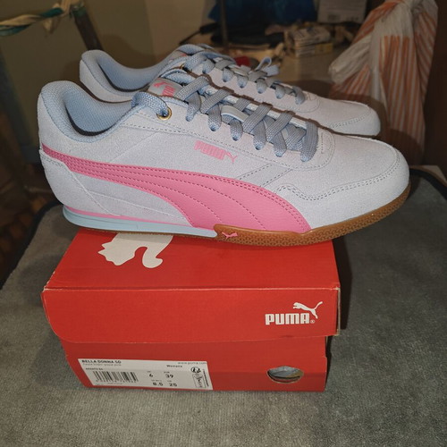 Puma Bella Donna SD sneakers new, pink and turquoise, sizes 38.5-39