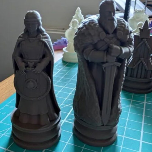 Vikings Themed Chess Set new