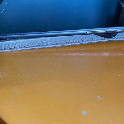 Samsung Galaxy Tab A (2016) used with book case and charging cable