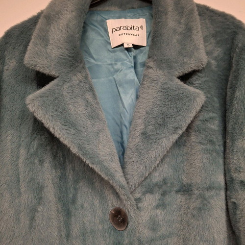 Parabita Blue Mint Coat like new, plus size