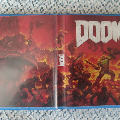 Doom PS4 game like new, European edition PEGI 18
