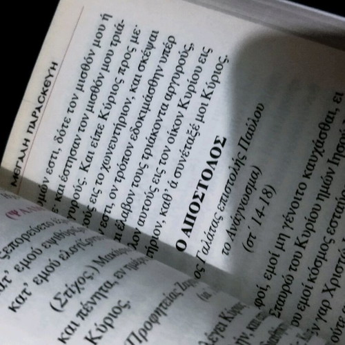 Religious book with Holy Week services like new
