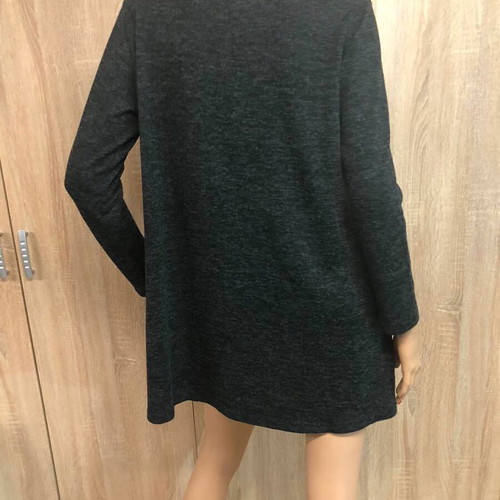 Blousedress size L like new, black and grey
