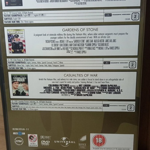 War 6-DVD Box Set with English Subtitles like new