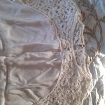 White blouse with lace for girl 9-10 years
