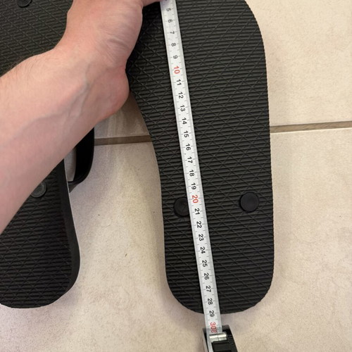 White beach flip flops new