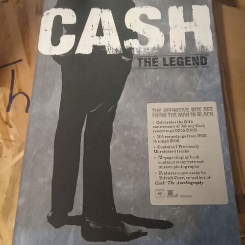 Johnny Cash The Legend box set like new, 4CD collection