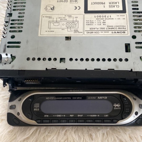 Sony CD MP40 car player used