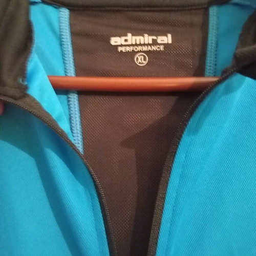 Admiral cycling jersey new, size L/XL, black and blue